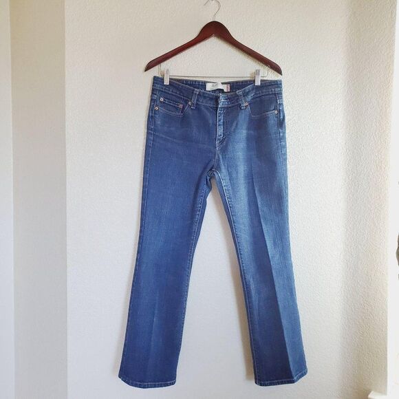 Levi's 515 Womens Pants Blue 12M  Bootcut Medium Rinse  Plus Size Jeans - Picture 3 of 8